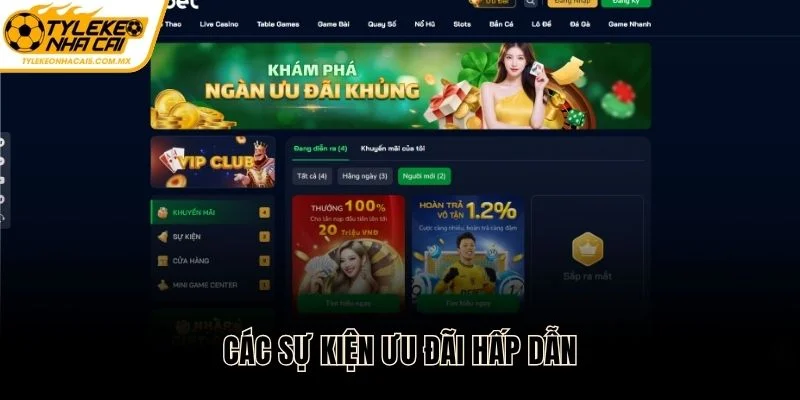 Khám phá những sự kiện ưu đãi ZBET khủng hiện có